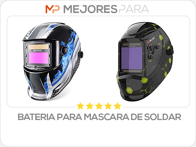 bateria para mascara de soldar