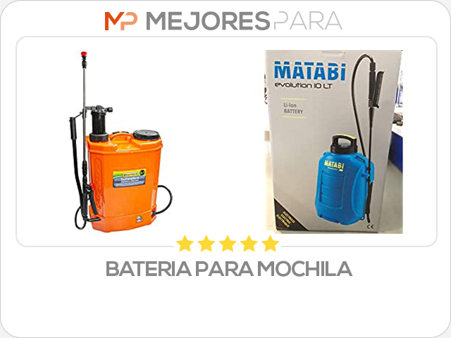 bateria para mochila