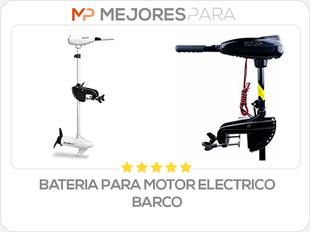 bateria para motor electrico barco