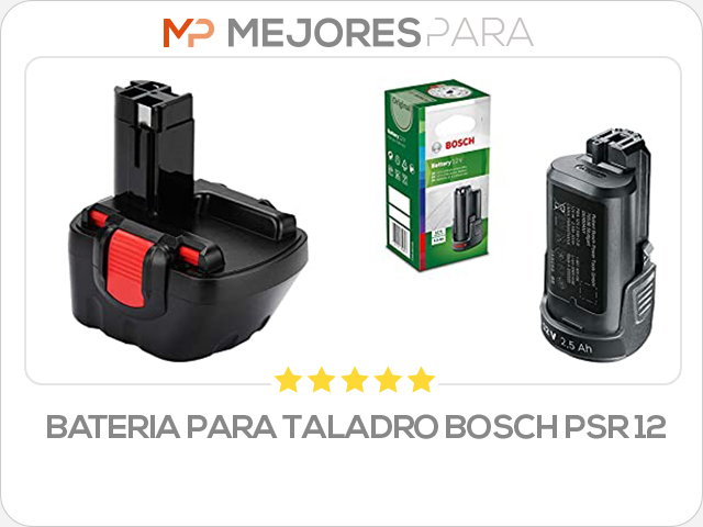 bateria para taladro bosch psr 12