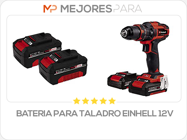 bateria para taladro einhell 12v