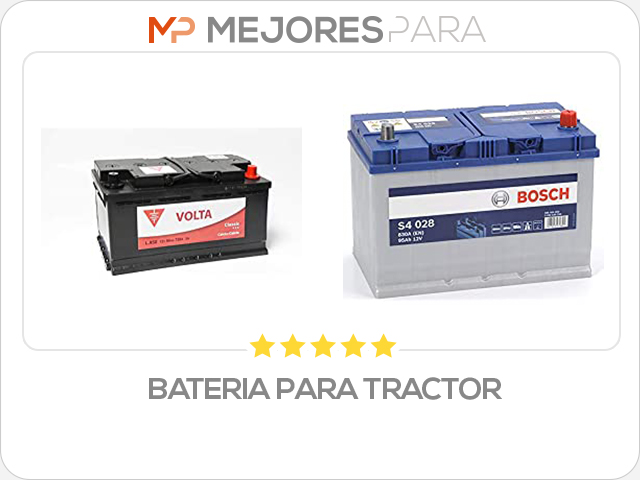 bateria para tractor