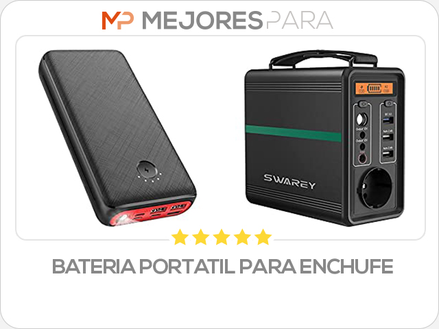 bateria portatil para enchufe