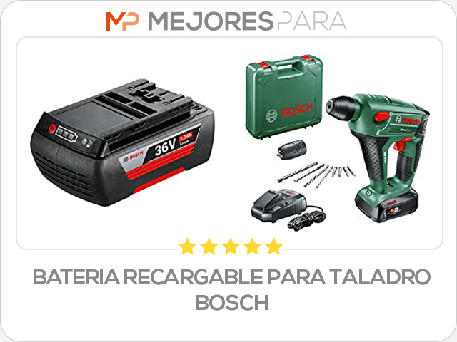 bateria recargable para taladro bosch