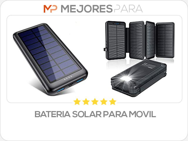 bateria solar para movil