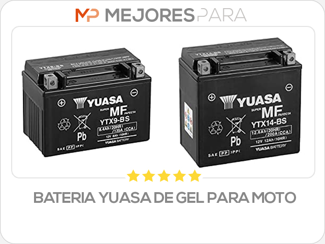 bateria yuasa de gel para moto