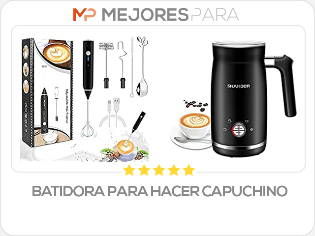 batidora para hacer capuchino