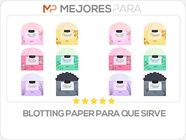 blotting paper para que sirve