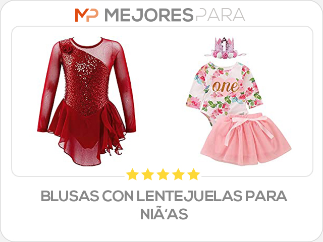 blusas con lentejuelas para niñas