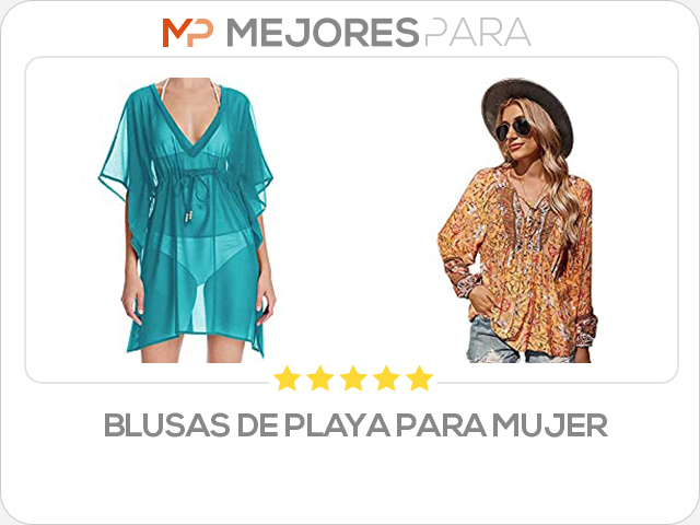 blusas de playa para mujer