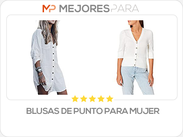 blusas de punto para mujer