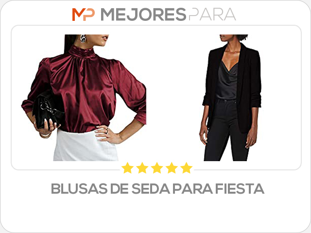 blusas de seda para fiesta