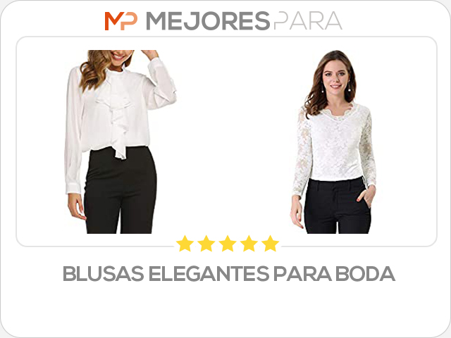 blusas elegantes para boda