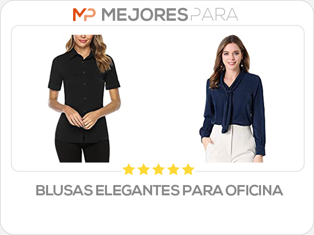 blusas elegantes para oficina