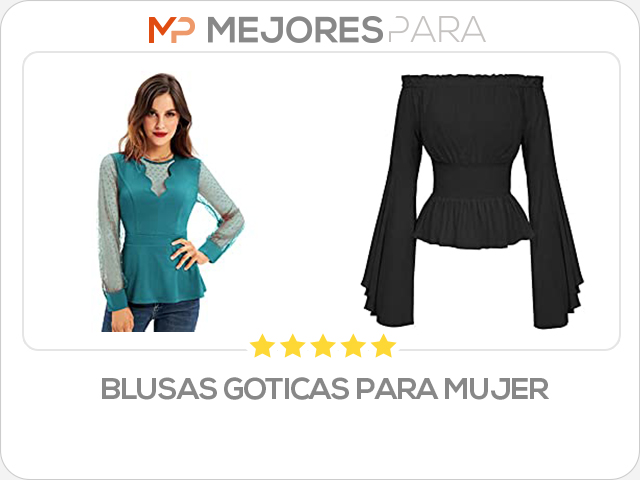 blusas goticas para mujer