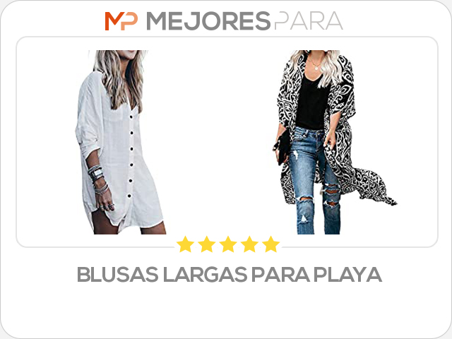 blusas largas para playa