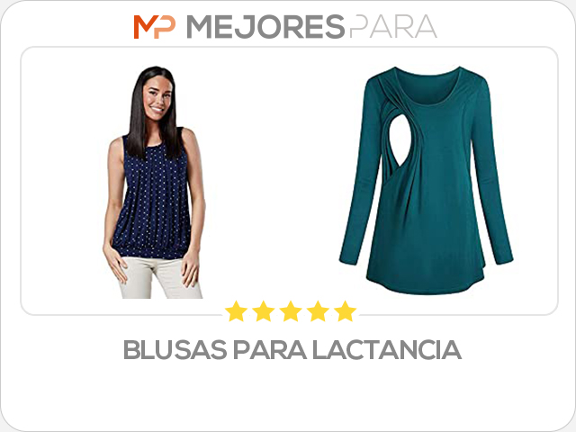 blusas para lactancia