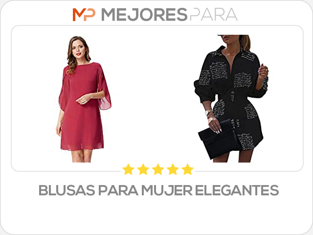 blusas para mujer elegantes