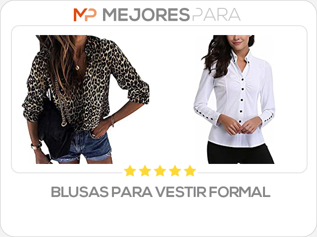 blusas para vestir formal