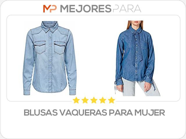 blusas vaqueras para mujer