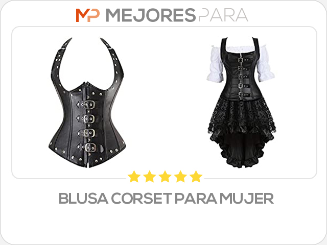 blusa corset para mujer