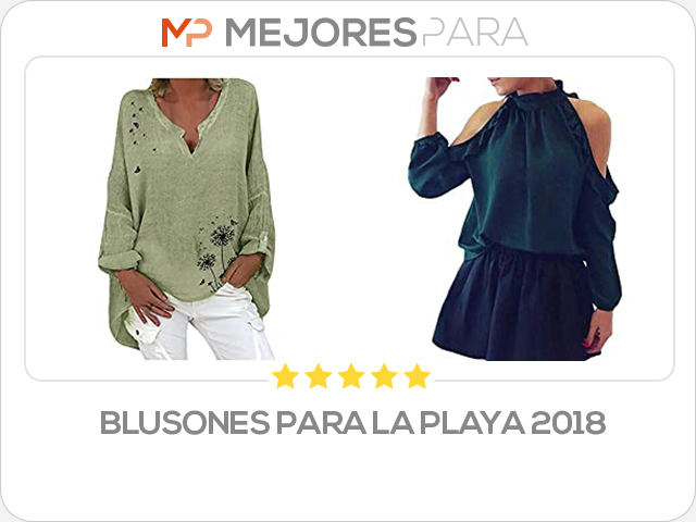 blusones para la playa 2018