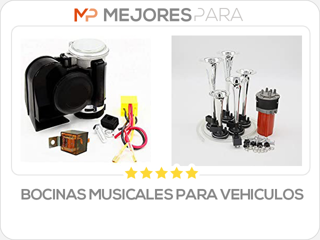 bocinas musicales para vehiculos