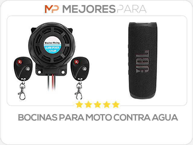 bocinas para moto contra agua