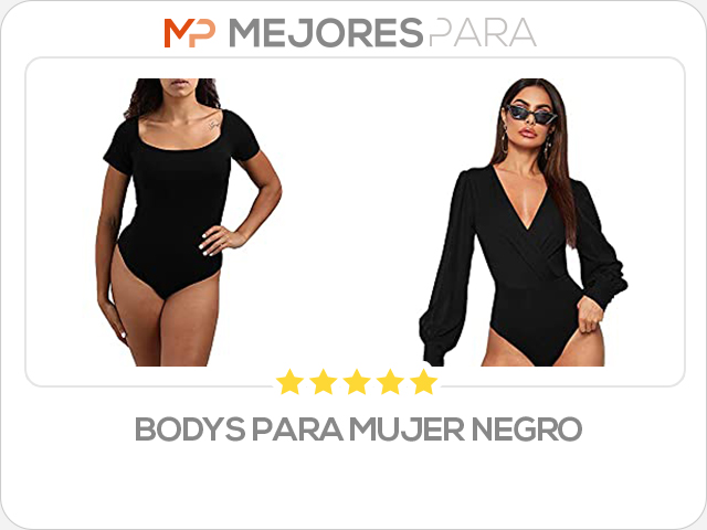 bodys para mujer negro