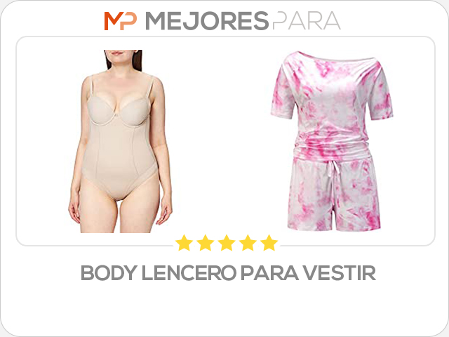 body lencero para vestir