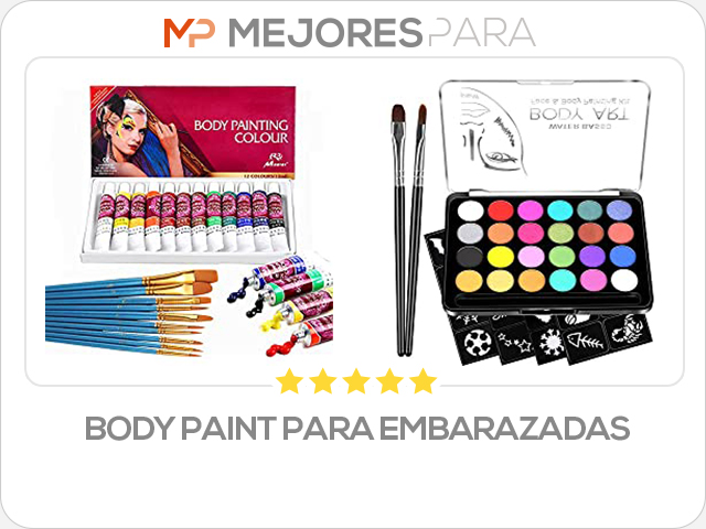 body paint para embarazadas