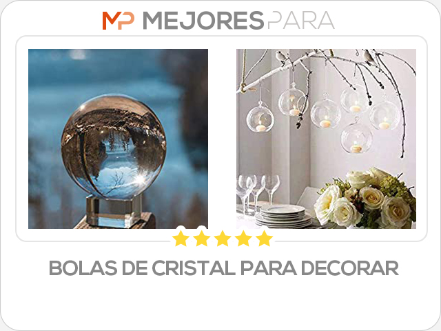 bolas de cristal para decorar