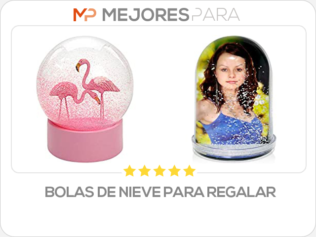 bolas de nieve para regalar