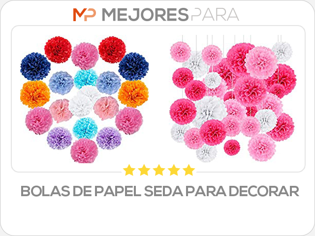 bolas de papel seda para decorar