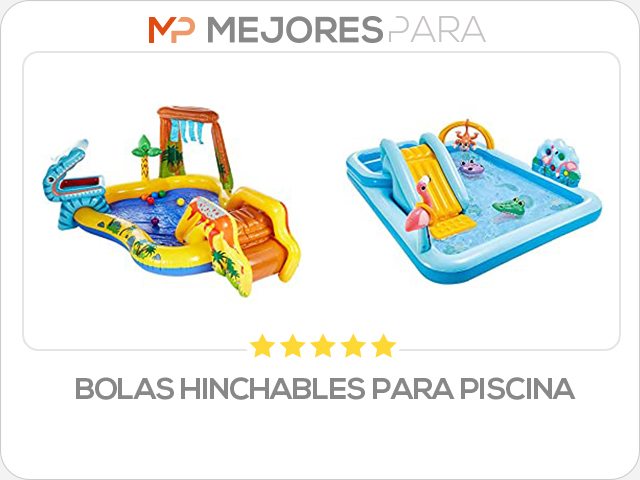 bolas hinchables para piscina