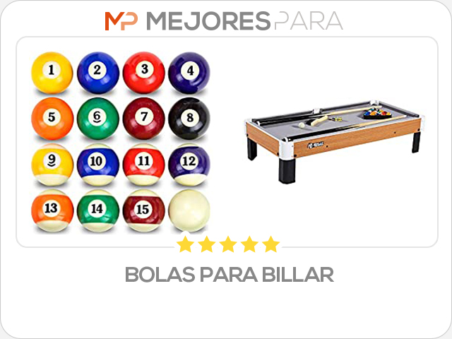 bolas para billar