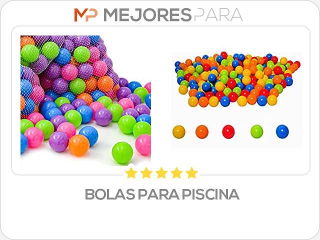 bolas para piscina