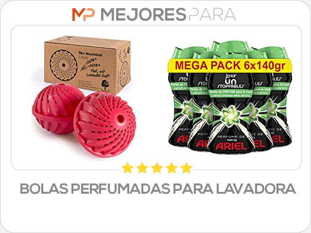 bolas perfumadas para lavadora