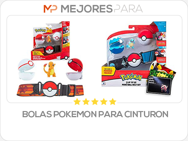 bolas pokemon para cinturon