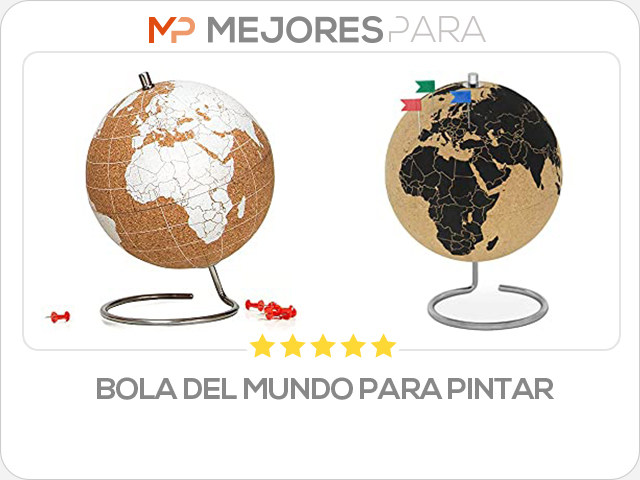 bola del mundo para pintar