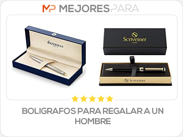 boligrafos para regalar a un hombre