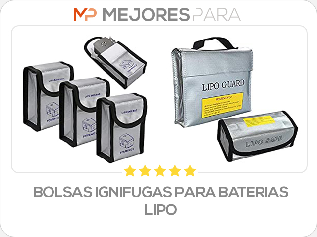 bolsas ignifugas para baterias lipo