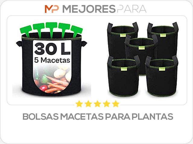 bolsas macetas para plantas