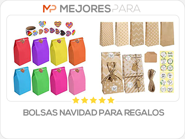 bolsas navidad para regalos