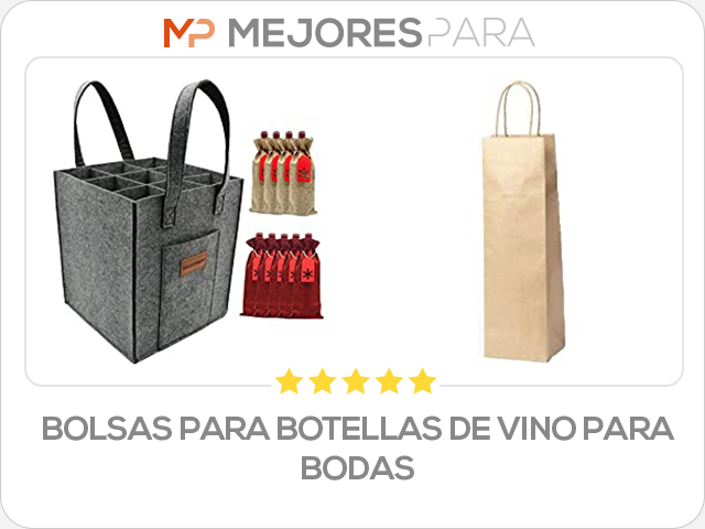 bolsas para botellas de vino para bodas