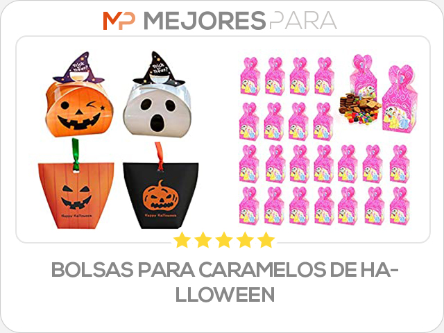 bolsas para caramelos de halloween