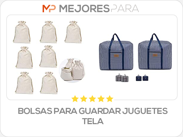 bolsas para guardar juguetes tela