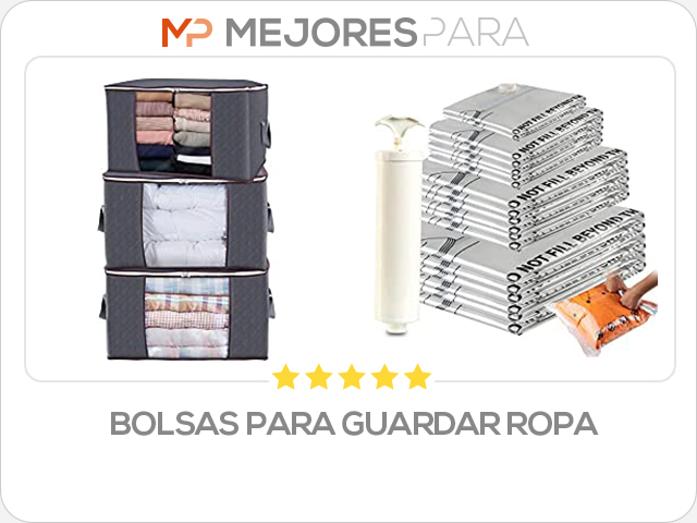 bolsas para guardar ropa