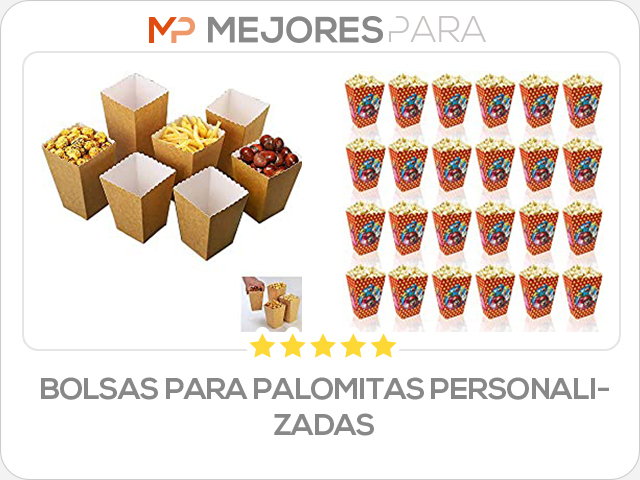 bolsas para palomitas personalizadas