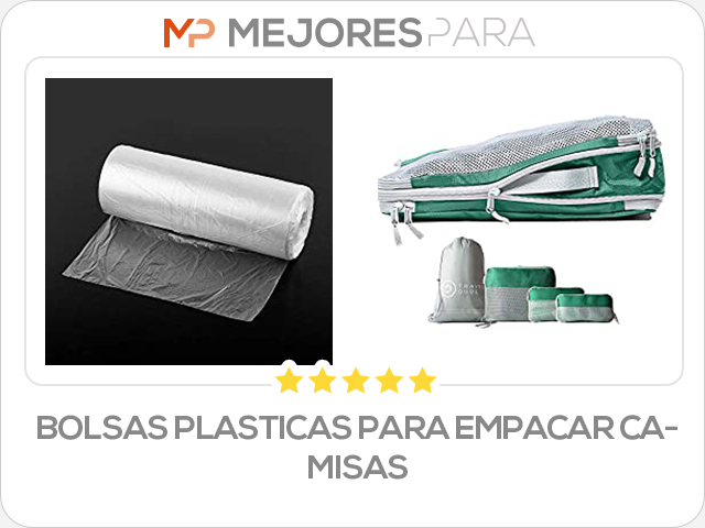 bolsas plasticas para empacar camisas